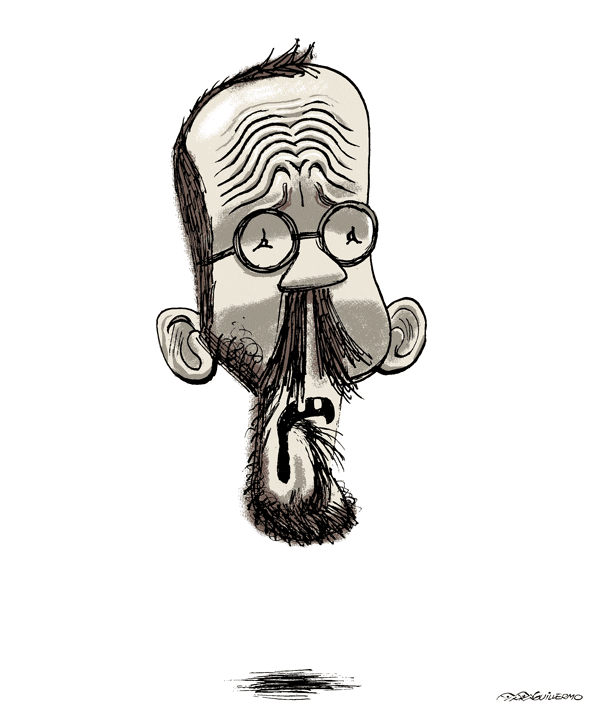 Pablo Echenique como Jekyll y Hyde.