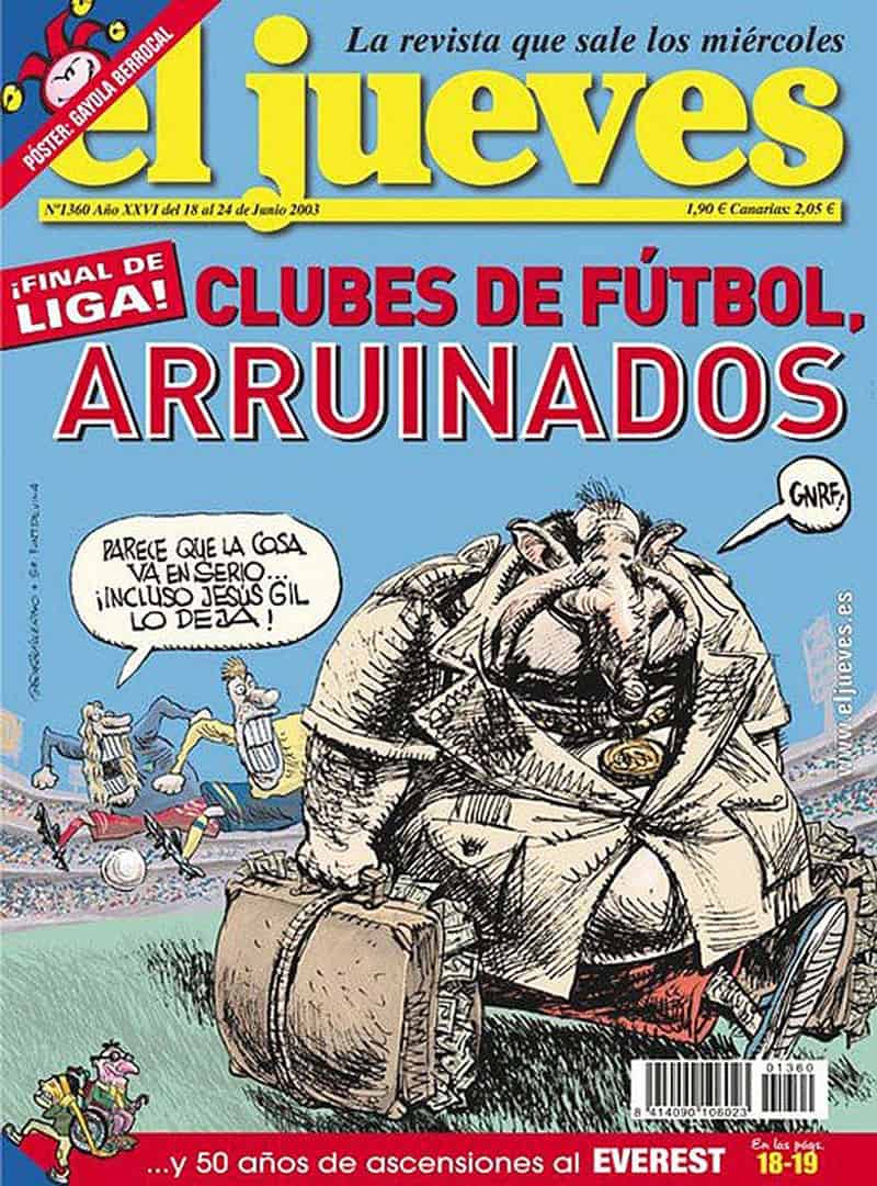 Portada de la revista El Jueves nº 1360.
