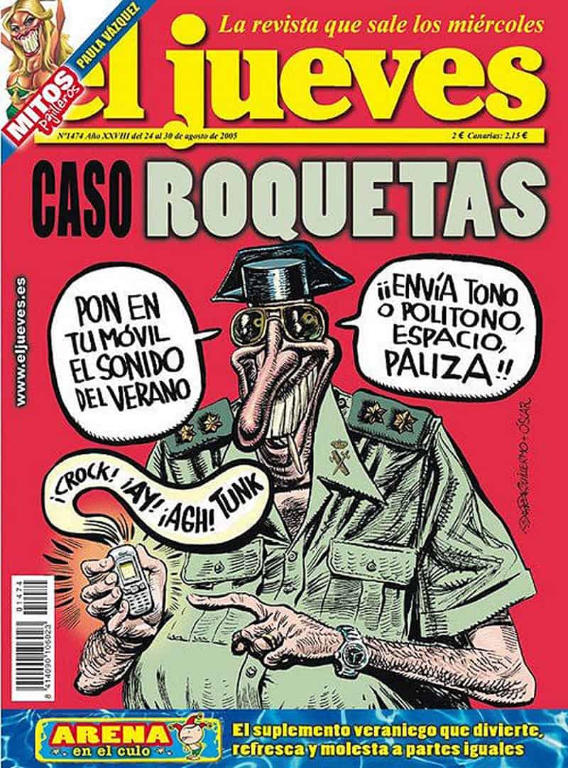 Portada de la revista El Jueves nº 1474.