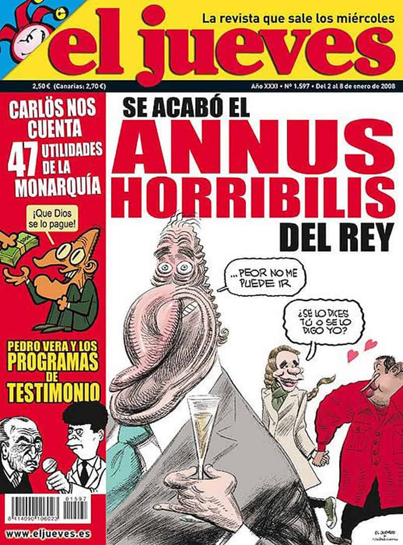 Portada de la revista El Jueves nº 1597.