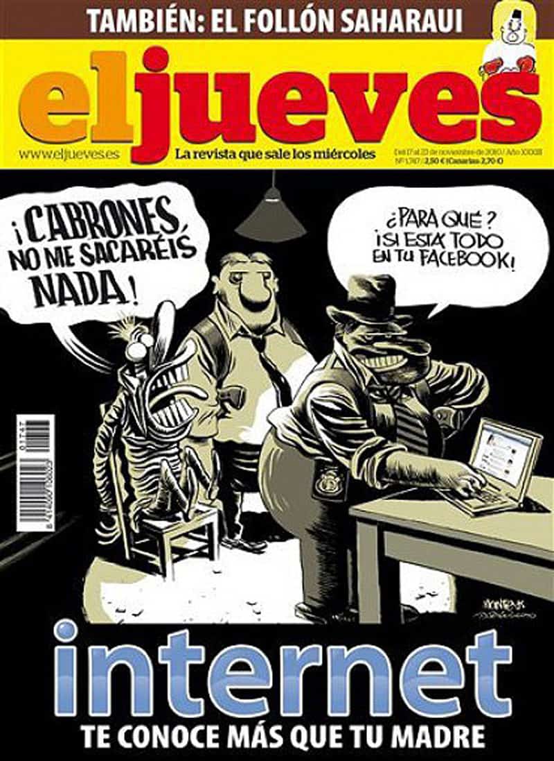 Portada de la revista El Jueves nº 1747.
