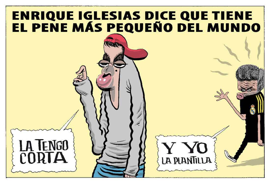 Enrique Iglesias dice que tiene el pene más pequeño del mundo.