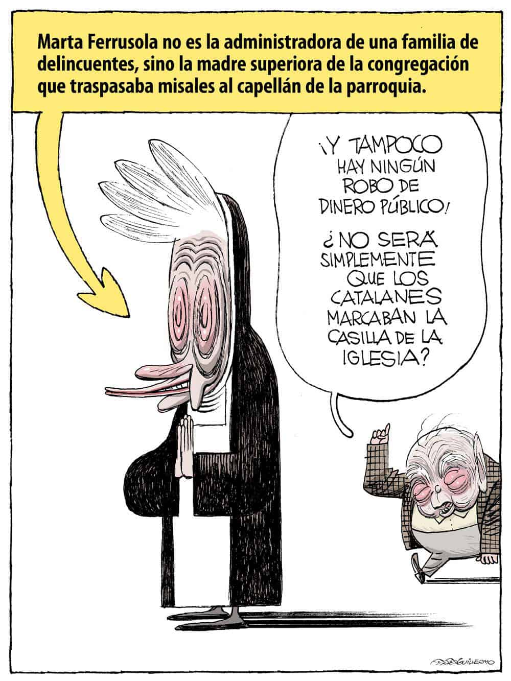 Marta Ferrusola es la madre superiora.