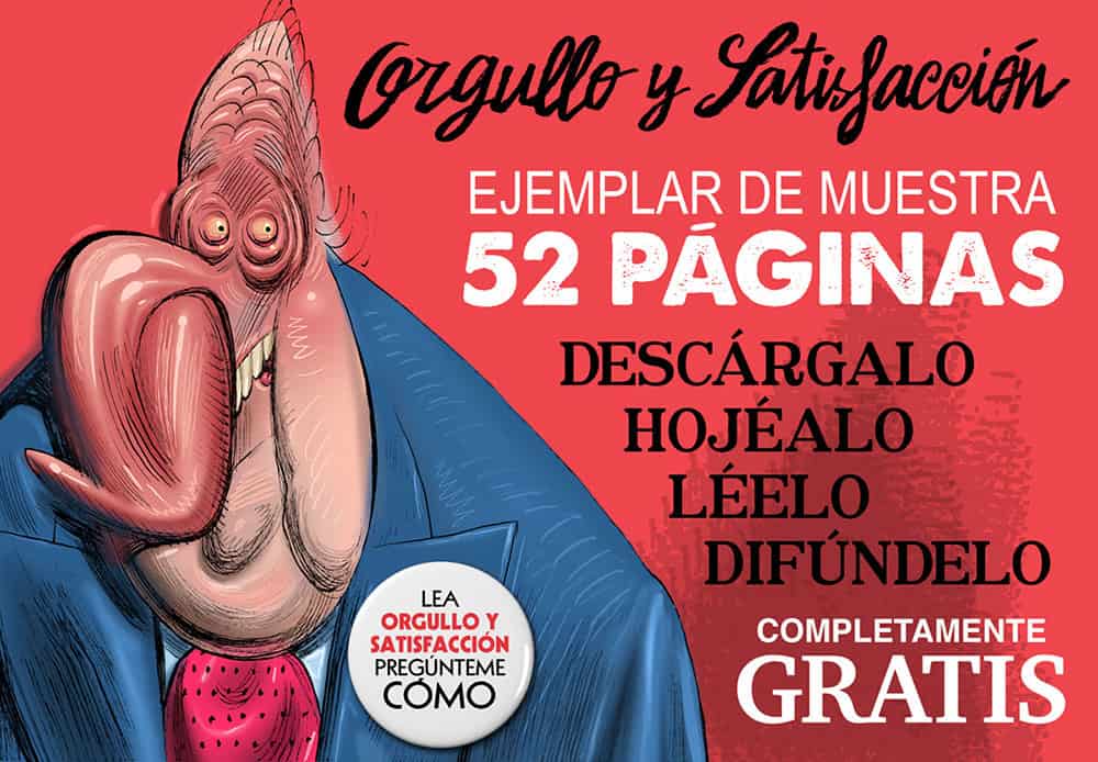 Portada, revista digital Orgullo y Satisfaccion, ejemplar de muestra.