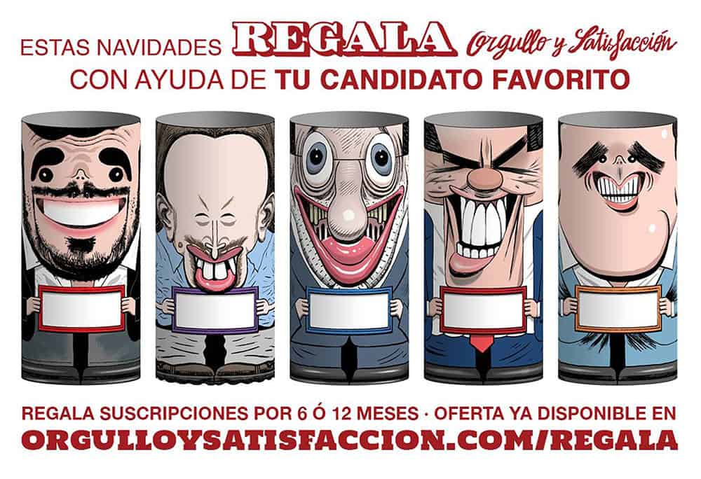 Promoción para la revista digital Orgullo y Satisfacción.