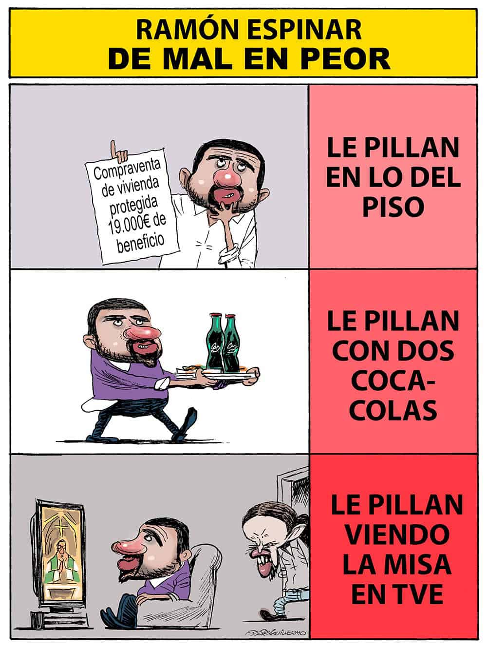 Ramón Espinar de mal en peor.
