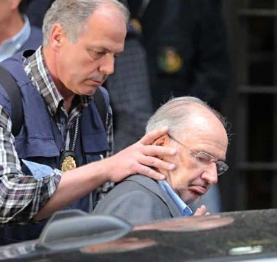 Rodrigo Rato detenido. Foto Bernardo Pérez.