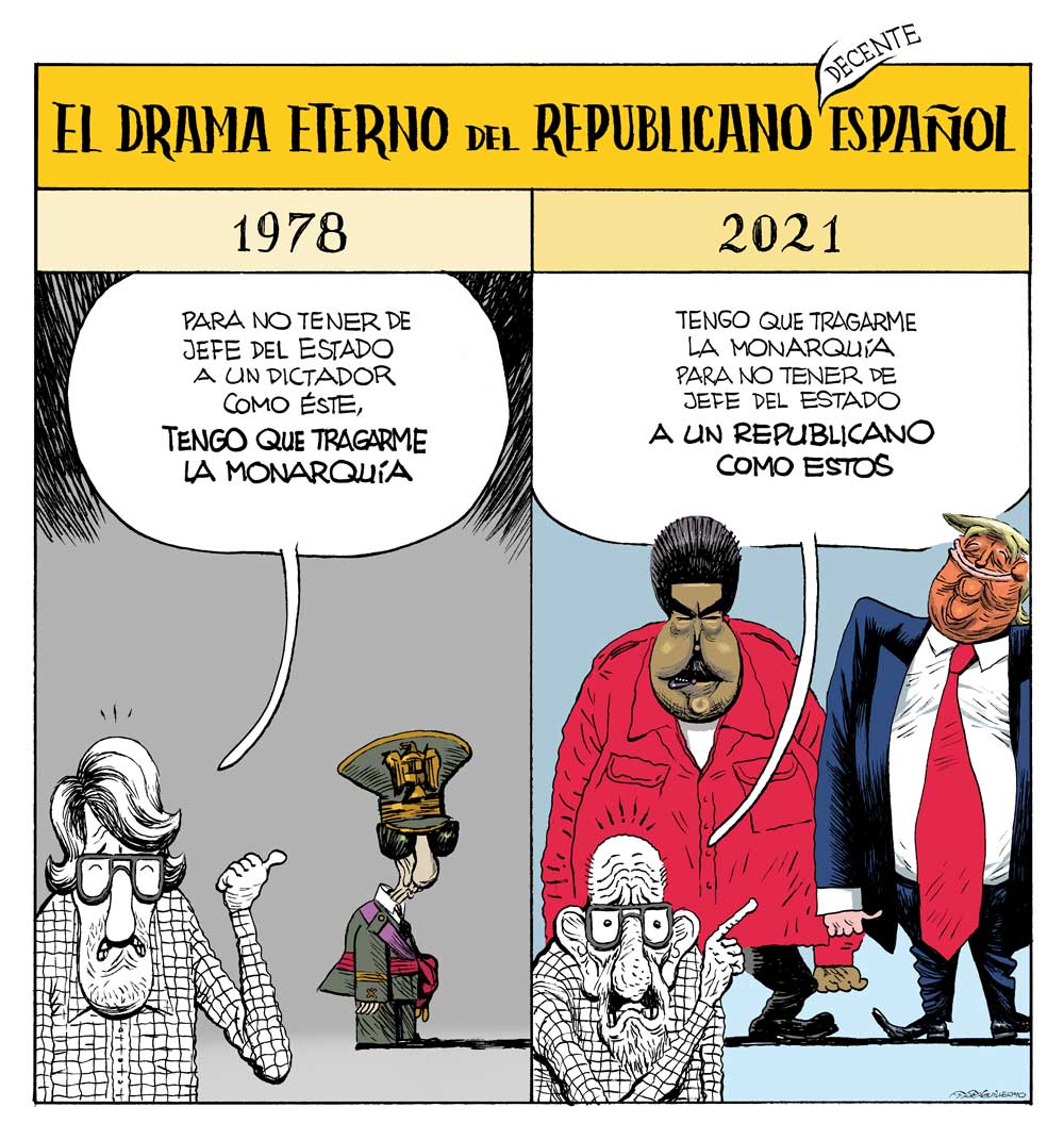 El drama eterno del republicano español. Revista 'El Batracio Amarillo'. Enero de 2021.