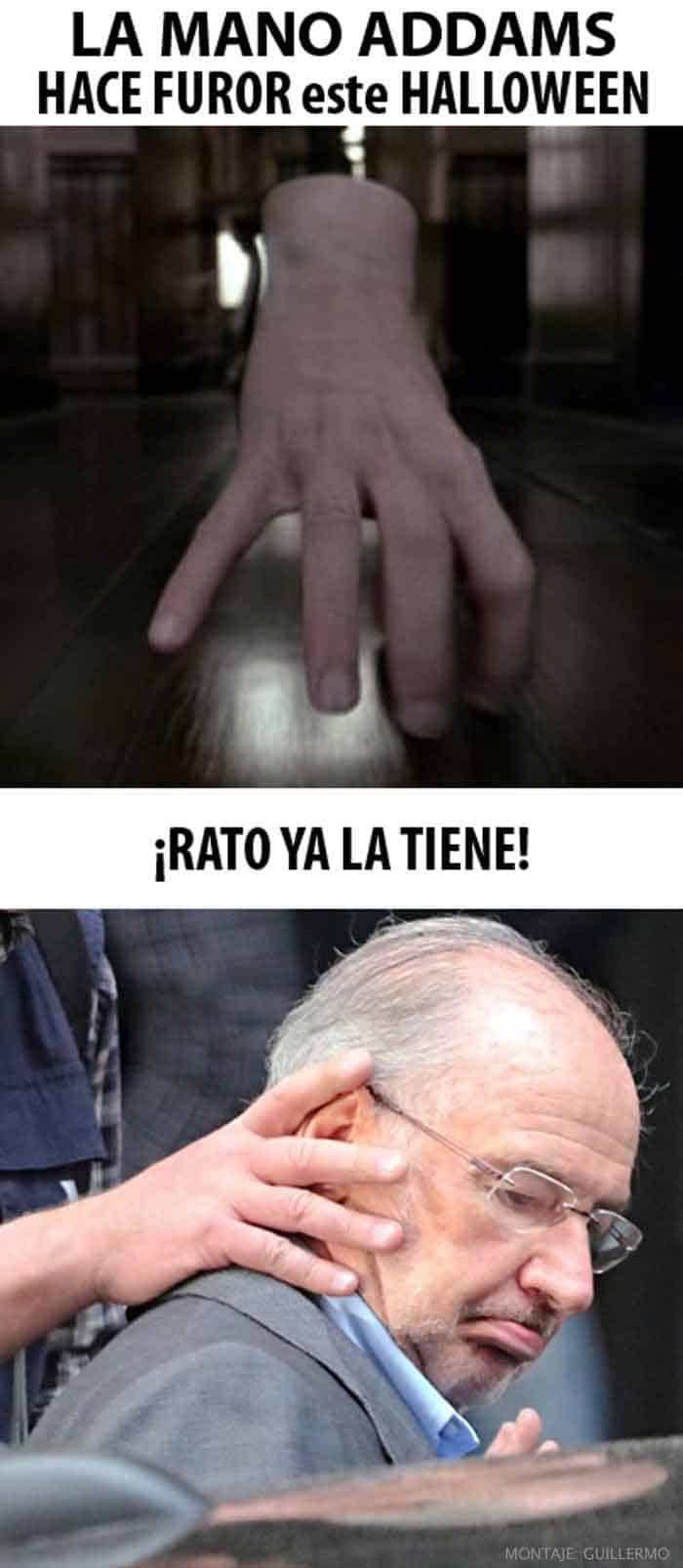 Rodrigo Rato y La Mano Addams.